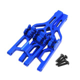 Maxbell 2Pcs 1/8 Scale RC Car Upgrades Part Premium Front Rear Lower Suspension Arms Blue