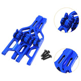 Maxbell 2Pcs 1/8 Scale RC Car Upgrades Part Premium Front Rear Lower Suspension Arms Blue