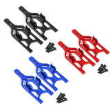 Maxbell 2Pcs 1/8 Scale RC Car Upgrades Part Premium Front Rear Lower Suspension Arms Blue