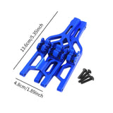 Maxbell 2Pcs 1/8 Scale RC Car Upgrades Part Premium Front Rear Lower Suspension Arms Blue