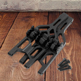 Maxbell 2Pcs 1/8 Scale RC Car Upgrades Part Premium Front Rear Lower Suspension Arms Black