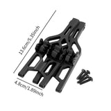 Maxbell 2Pcs 1/8 Scale RC Car Upgrades Part Premium Front Rear Lower Suspension Arms Black