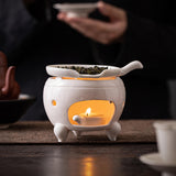 Maxbell Ceramic Tea Warmer Multipurpose Tea Light Heater for Wedding Indoor Tabletop