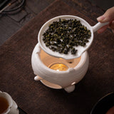 Maxbell Ceramic Tea Warmer Multipurpose Tea Light Heater for Wedding Indoor Tabletop