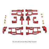 1:10 RC Car Parts Modification Kit RC Car Accessories for Ptg-2R Crawler DIY Red