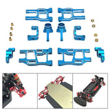 1:10 RC Car Parts Modification Kit RC Car Accessories for Ptg-2R Crawler DIY Blue