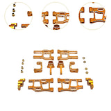 1:10 RC Car Parts Modification Kit RC Car Accessories for Ptg-2R Crawler DIY Gold