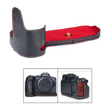 Maxbell Vintage Leather Camera Base Camera Protective Cover for R5 or R6 Black