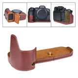 Maxbell Vintage Leather Camera Base Camera Protective Cover for R5 or R6 Brown