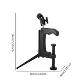 Maxbell C-clamp Tripod Stand Clamp Included Selfie Stick for Vlogging Camcorder DSLR