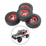 Maxbell 4x RC Tire Wheels RC Wheels and Tires Set for 12423 12427 for RC 1: 12 Scale