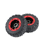 2Pcs 1:12 Scale RC Tires RC Spare Parts for 12428 Car Remote Control Vehicle