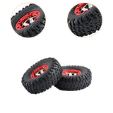 2Pcs 1:12 Scale RC Tires RC Spare Parts for 12428 Car Remote Control Vehicle