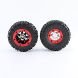 2Pcs 1:12 Scale RC Tires RC Spare Parts for 12428 Car Remote Control Vehicle