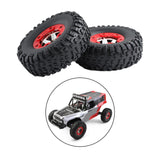 2Pcs 1:12 Scale RC Tires RC Spare Parts for 12428 Car Remote Control Vehicle