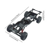 Maxbell RC Chassis Frame Kit High Performance RC Car Parts for MN82 LC79 1/12 RC Car