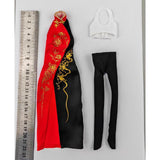 Maxbell 1/6 Scale Female Cheongsam Easy to Use Miniature Clothing for Action Figures