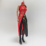 Maxbell 1/6 Scale Female Cheongsam Easy to Use Miniature Clothing for Action Figures