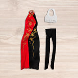 Maxbell 1/6 Scale Female Cheongsam Easy to Use Miniature Clothing for Action Figures