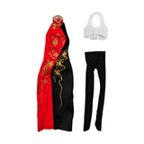 Maxbell 1/6 Scale Female Cheongsam Easy to Use Miniature Clothing for Action Figures