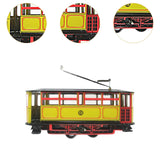 Maxbell Tram Model Iron Decor Transport Car Model for Boys Girls 3 Years Old up Gift