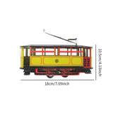 Maxbell Tram Model Iron Decor Transport Car Model for Boys Girls 3 Years Old up Gift