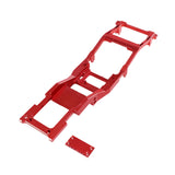 Maxbell 1/12 Scale RC Car Body Chassis Frame Aluminum Alloy for LC79 Truck Model Car Red