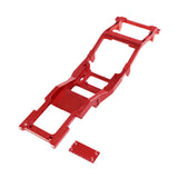 Maxbell 1/12 Scale RC Car Body Chassis Frame Aluminum Alloy for LC79 Truck Model Car Red