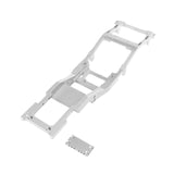 Maxbell 1/12 Scale RC Car Body Chassis Frame Aluminum Alloy for LC79 Truck Model Car Silver