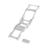 Maxbell 1/12 Scale RC Car Body Chassis Frame Aluminum Alloy for LC79 Truck Model Car Silver