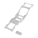 Maxbell 1/12 Scale RC Car Body Chassis Frame Aluminum Alloy for LC79 Truck Model Car Silver
