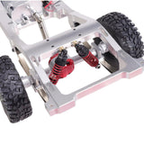 Maxbell 1/12 Scale RC Car Body Chassis Frame Aluminum Alloy for LC79 Truck Model Car Silver