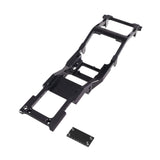 Maxbell 1/12 Scale RC Car Body Chassis Frame Aluminum Alloy for LC79 Truck Model Car Black