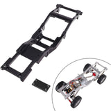 Maxbell 1/12 Scale RC Car Body Chassis Frame Aluminum Alloy for LC79 Truck Model Car Black