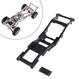 Maxbell 1/12 Scale RC Car Body Chassis Frame Aluminum Alloy for LC79 Truck Model Car Black