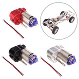 Maxbell 1/12 RC Car Gearbox Sturdy Metal Transmission Gearbox for LC79 Truck Vehicle Red