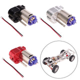 Maxbell 1/12 RC Car Gearbox Sturdy Metal Transmission Gearbox for LC79 Truck Vehicle Red