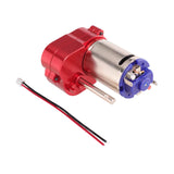 Maxbell 1/12 RC Car Gearbox Sturdy Metal Transmission Gearbox for LC79 Truck Vehicle Red
