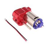 Maxbell 1/12 RC Car Gearbox Sturdy Metal Transmission Gearbox for LC79 Truck Vehicle Red