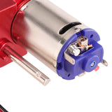 Maxbell 1/12 RC Car Gearbox Sturdy Metal Transmission Gearbox for LC79 Truck Vehicle Red