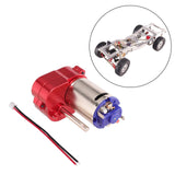 Maxbell 1/12 RC Car Gearbox Sturdy Metal Transmission Gearbox for LC79 Truck Vehicle Red