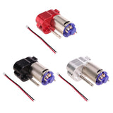 Maxbell 1/12 RC Car Gearbox Sturdy Metal Transmission Gearbox for LC79 Truck Vehicle Red