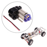 Maxbell 1/12 RC Car Gearbox Sturdy Metal Transmission Gearbox for LC79 Truck Vehicle Black