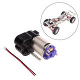 Maxbell 1/12 RC Car Gearbox Sturdy Metal Transmission Gearbox for LC79 Truck Vehicle Black