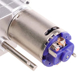 Maxbell 1/12 RC Car Gearbox Sturdy Metal Transmission Gearbox for LC79 Truck Vehicle Silver