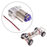 Maxbell 1/12 RC Car Gearbox Sturdy Metal Transmission Gearbox for LC79 Truck Vehicle Silver