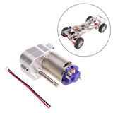 Maxbell 1/12 RC Car Gearbox Sturdy Metal Transmission Gearbox for LC79 Truck Vehicle Silver