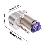 Maxbell 1/12 RC Car Gearbox Sturdy Metal Transmission Gearbox for LC79 Truck Vehicle Silver