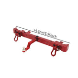 Maxbell 1/12 RC Car Rear Bumper Accessory for MN82 LC79 RC RC Crawler Car Trucks DIY red