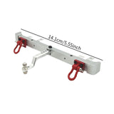 Maxbell 1/12 RC Car Rear Bumper Accessory for MN82 LC79 RC RC Crawler Car Trucks DIY silvery